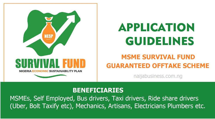 How to Apply for Government N75Bn MSME Survival Fund for Self Employed, Transporters, Artisans etc.