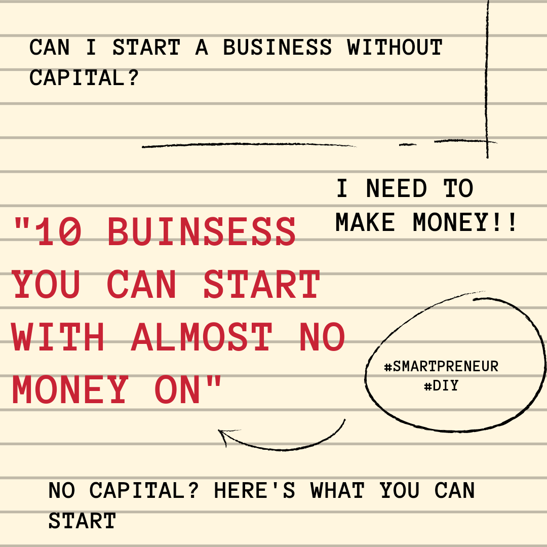 10 Side Businesses You Can Start with Almost No Money   