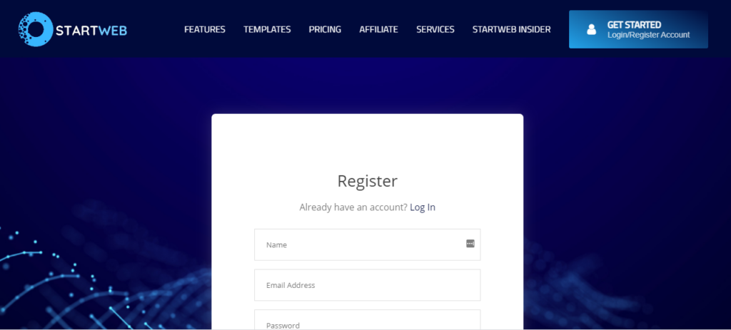 STARTWEB AFRICA REGISTRATION FORM