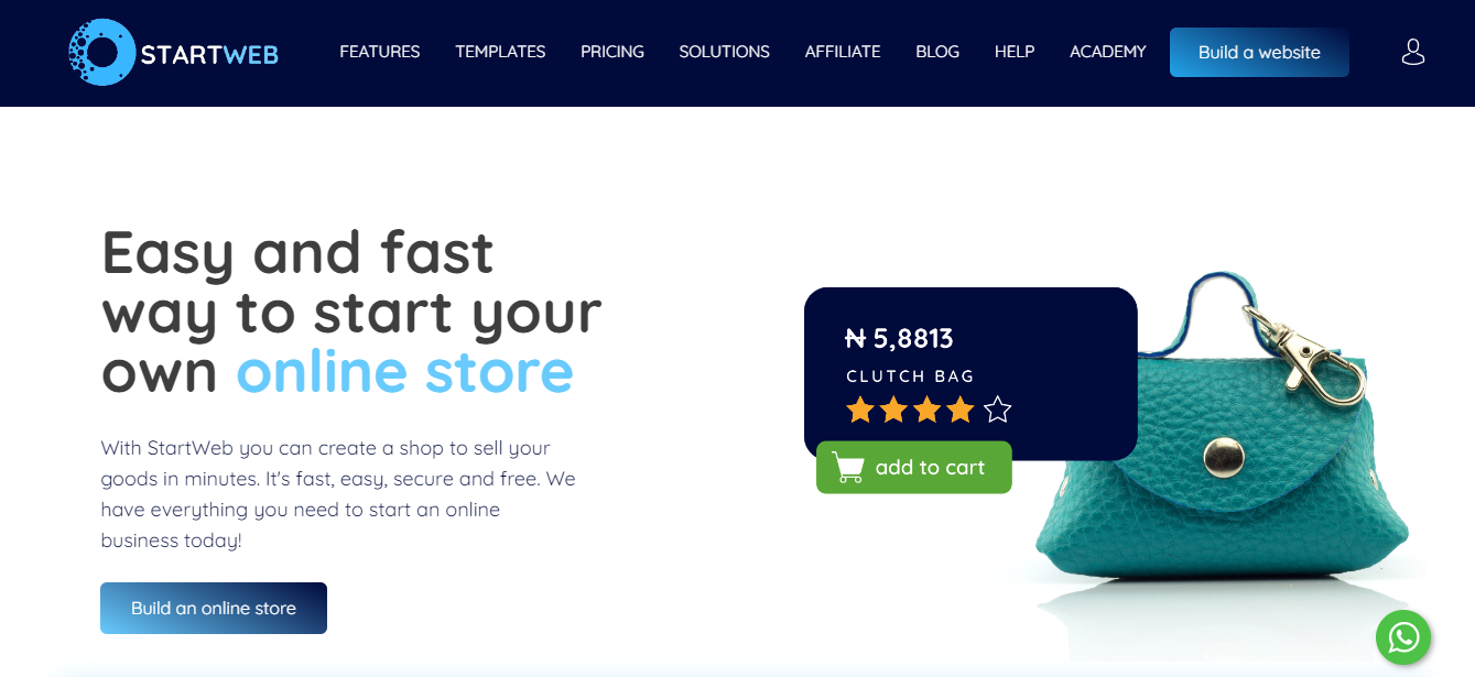 STARTWEB AFRICA E-COMMERCE STORE