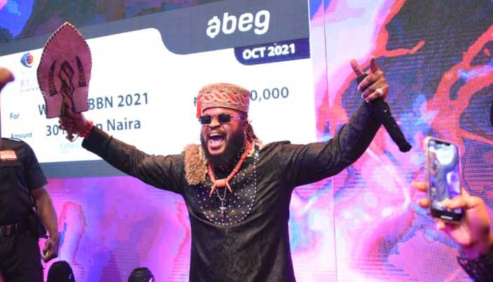 Whitemoney Wins BBNaija Shine Ya Eye, Says Business Is Next For Him