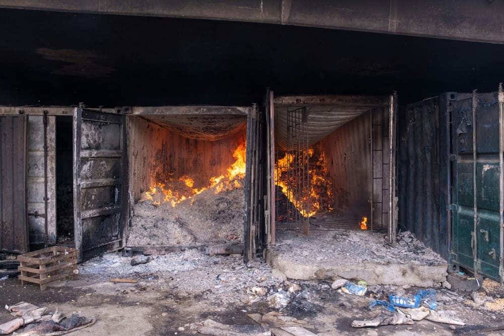 Eko Bridge Fire: Our shops are gone