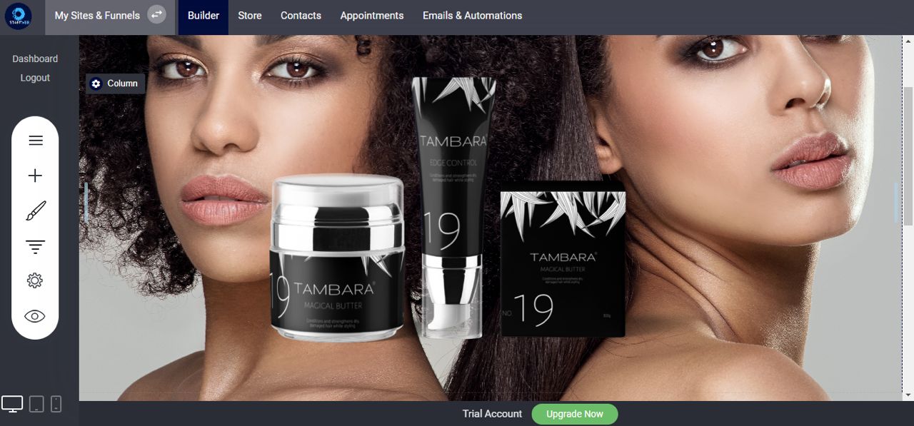 Startweb page, credit, Smartpreneur