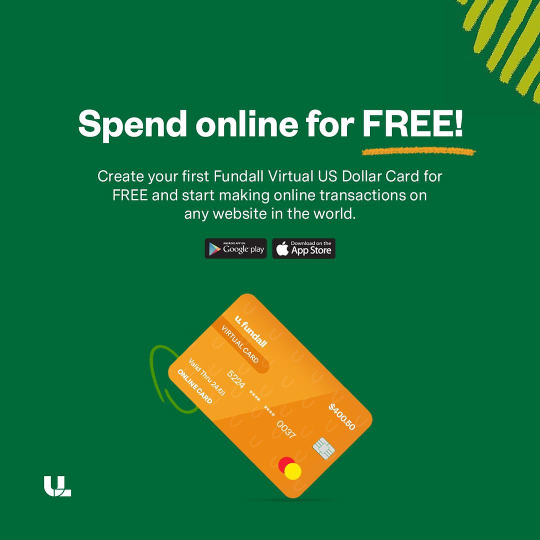 Fundall virtual dollar card