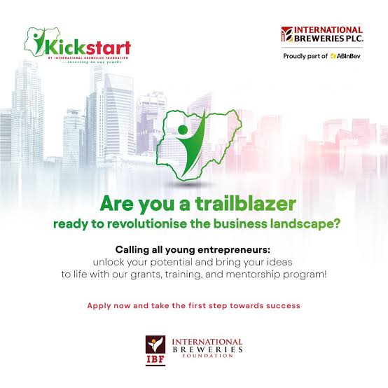 International Breweries Foundation Opens Applications for the 2023 kickstart Program
