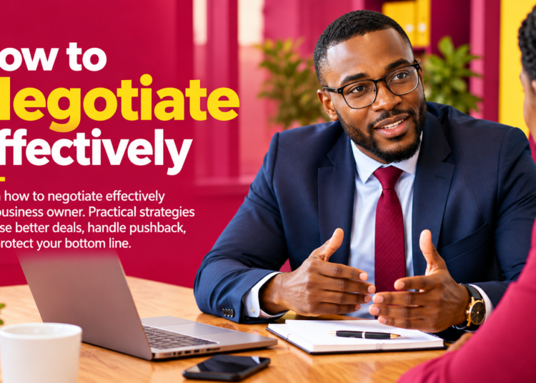 How to Negotiate Effectively as a Business Owner